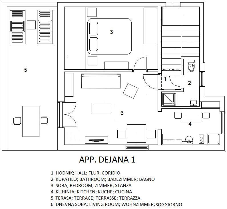 Apartments Dejana Štinjan المظهر الخارجي الصورة